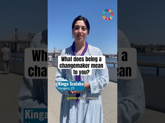 What does being a young changemaker mean to you?