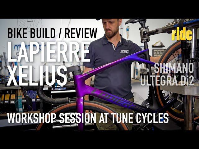 Bike build/test: Lapierre Xelius SL frameset (Shimano 12-speed Ultegra Di2) in Tune Cycles workshop