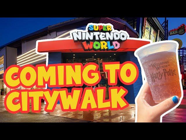 Super Nintendo World Store, Butterbeer & More Coming To Universal Orlando Citywalk!