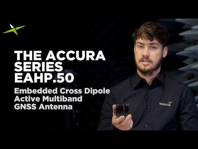 Taoglas EAHP.50 | Embedded Cross Dipole Active Multiband GNSS Antenna