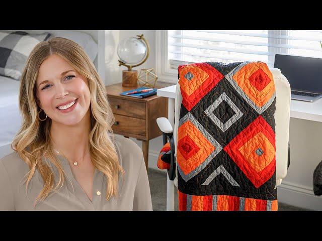 How To Make Gideon's Graduation Quilt - Free Quilting Tutorial