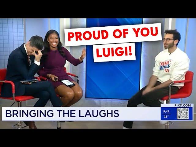 Shouting out my cousin Luigi on the morning news