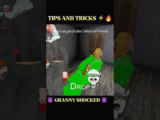 Granny Vs  Evil nun   tips tricks Troll face edit #granny #shorts #trollface