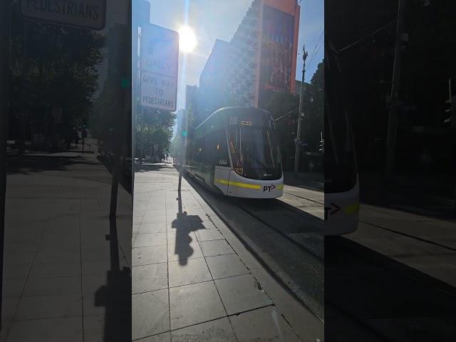 Get some sunshine... Singing Improv for you while I film Melbourne City Walk #singing #tram #song