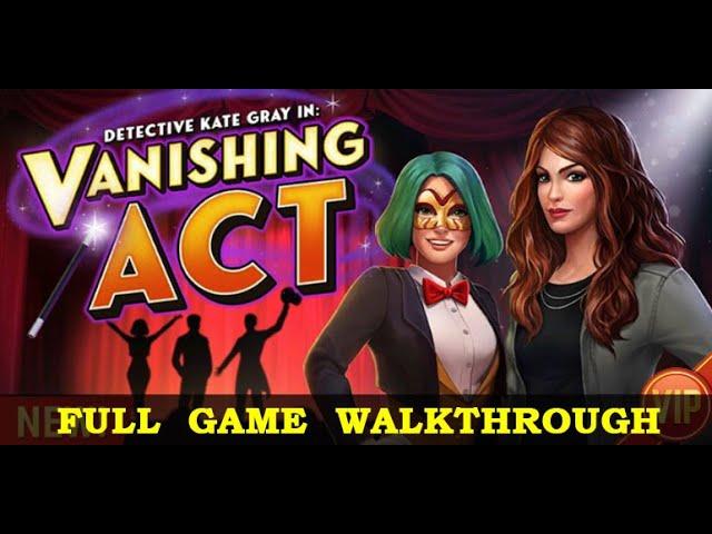 AE Mysteries - Vanishing Act FULL Game Walkthrough [HaikuGames]