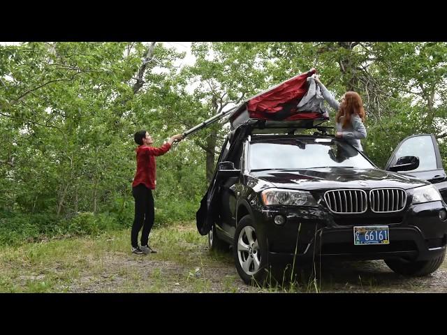 Yakima SkyRise Rooftop Tent Set-Up Time Lapse