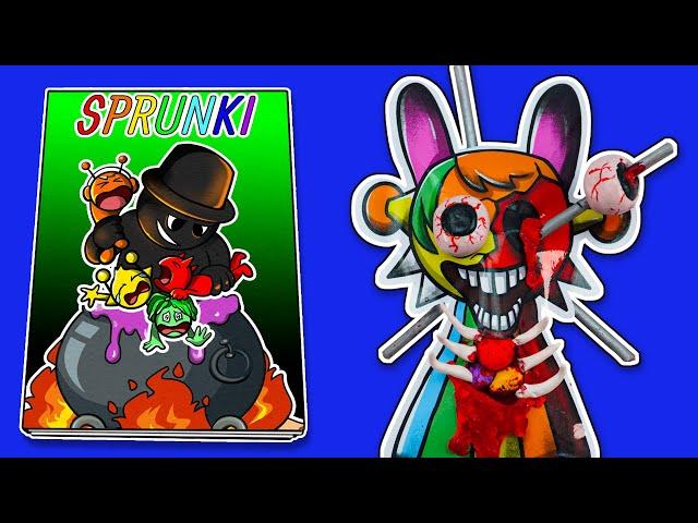 Making INCREDIBOX SPRUNKI Game Book  ( Sprunki Horror Mixer Squishy Surgery) DIY 소닉 테이프