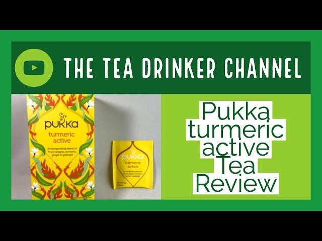 Pukka Turmeric Active tea Review