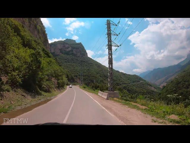 Driving in Russia: Blue Lakes - Kabardino Balkaria - Scenic Drive - Follow Me