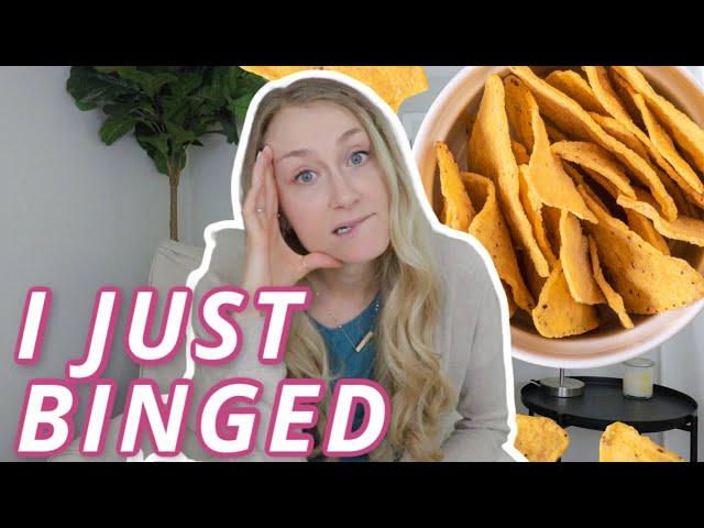 BINGE EATING what to do after & how to stop for good