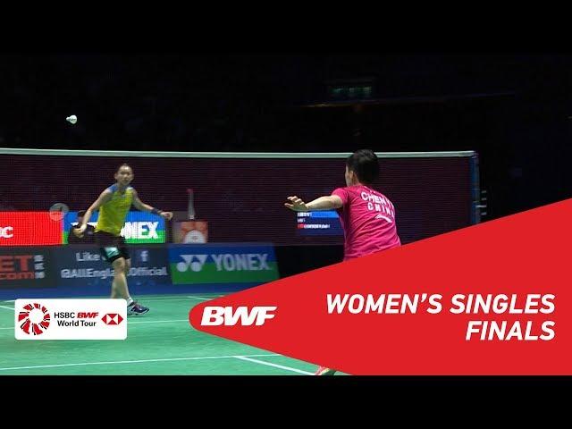 F | WS | TAI Tzu Ying (TPE) [1] vs CHEN Yufei (CHN) [3] | BWF 2019