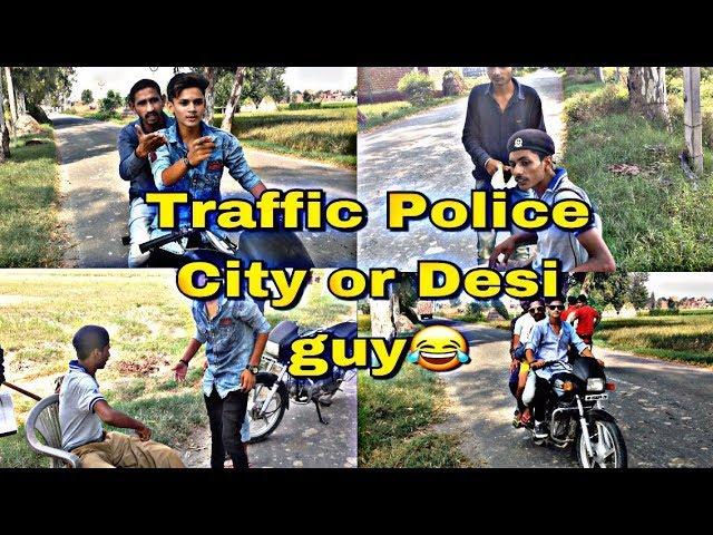 Traffic Police || City Vs Desi Guys || Rahul Paul || Feat . Elvish Yadav