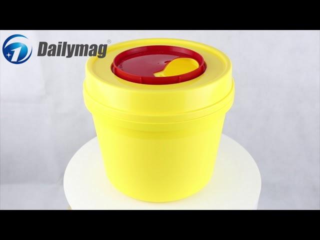 How to use Dailymag DMS-Y06A 6L medical sharps container