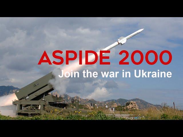 ASPIDE 2000 To Ukraine: Intercept Russian Kamikaze UAVs