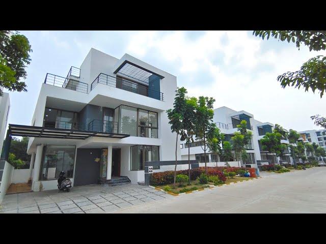 Beautiful & Fully Furnished 3BHK Duplex Villa For Sale in Hyderabad Gated Community