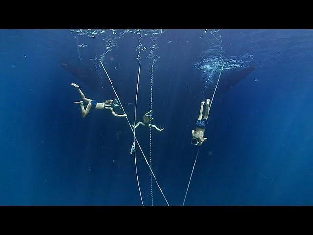 KIDS LEARN TO FREEDIVE in Malaysia. 6 YR Old Touched the Bottom of the Deep Ocean. PART 1 of 2