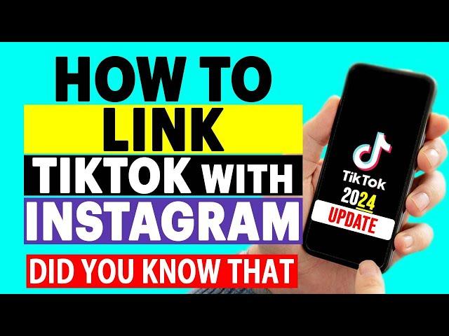 How To Link TikTok To Instagram | Connect TikTok To Instagram | Tetu Tech.