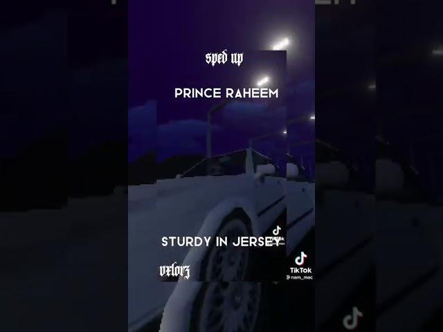 Prince Raheem - Sturdy In Jersey (SPED UP)