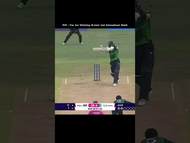 Muhammad Amir Dream Bowling Spell Against Ireland in Worldcup 2024#muhammadamirbowling #shorts