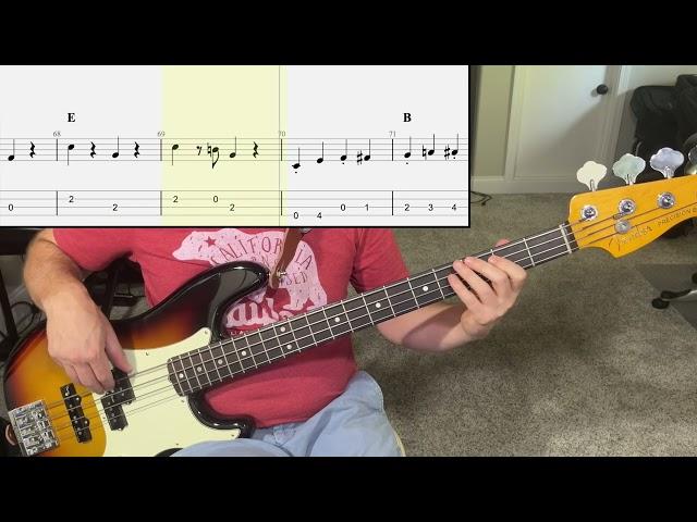 I'm Just an Old Chunk of Coal - John Anderson | Bass Guitar Cover (With Tab)