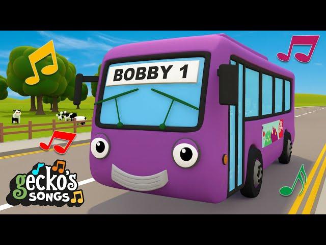 Drive The Bus Song | Bobby The Bus | Nursery Rhymes & Kids Songs | Buses For Kids | Gecko's Garage