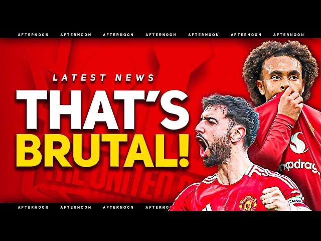 Zirkzee SLAMMED By Manager! Bruno The MAGICIAN! Man Utd News