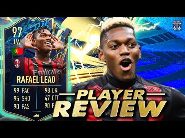 97 TEAM OF THE SEASON RAFAEL LEAO PLAYER REVIEW! TOTS RAFAEL LEAO - FIFA 22 Ultimate Team