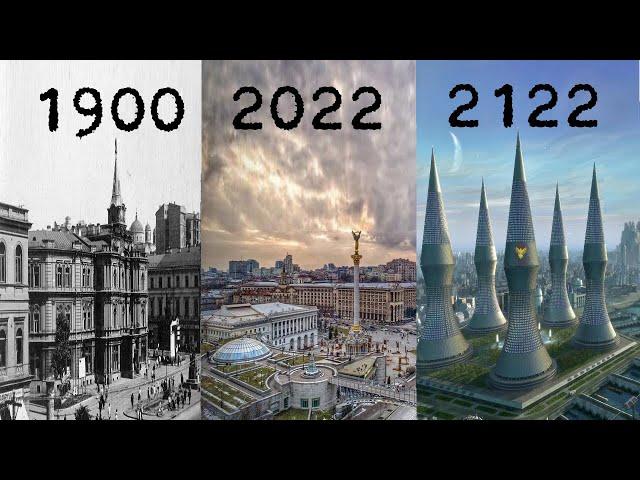 Evolution of Kyiv 1910 - 2022 (UKRAINE)