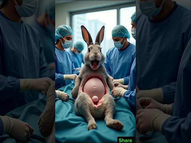 Rabbit admitted hospital for surgery #wildliferescue #animalsrescue #rescuemission #rabbit