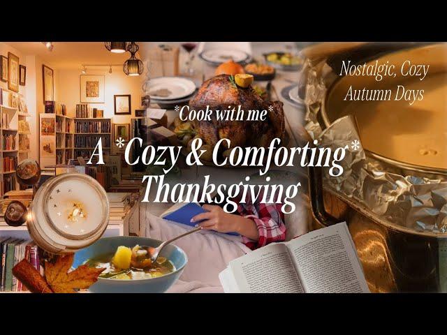  Cozy Autumn Days in October | Vintage Bookstores, Comforting Thanksgiving Cooking, Pumpkin Pie