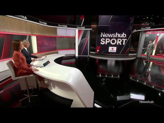 Three: Newshub Live at 6pm - New Graphics, Desk & Music: Full Montage - 9th October 2023