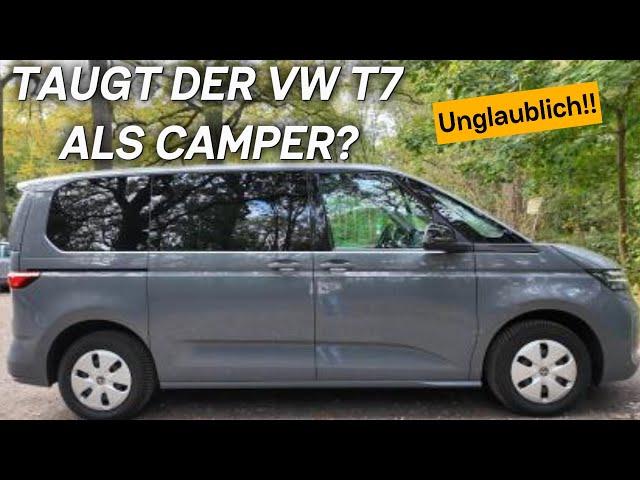 VW T7 Multivan als Camper: Die ultimative Lösung für Abenteuerlustige!