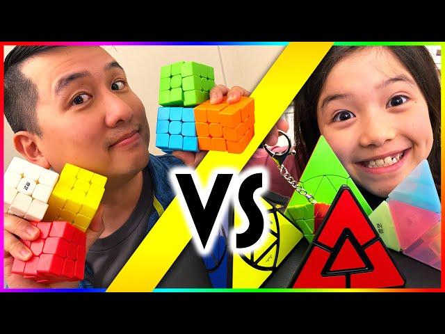 My Daughter HIJACKED This Video!  Family Cubing Adventures