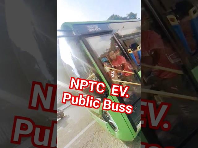 #NPTC #EV #PUBLIC BUSS IN Kathmandu   #fypシ #fypシ゚viral  @Socialworker2080 @shambhushrestha448