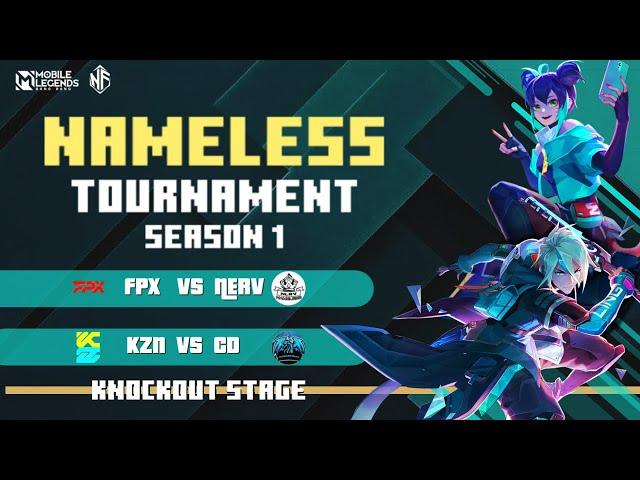 KNOCKOUT ROUNDS | NAMELESS TOURNAMENT SEASON 1 | MLBB X NAMELESS | Mobile Legends