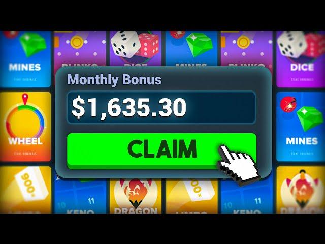 I CLAIMED MY STAKE MONTHLY BONUS & WON HUGE...