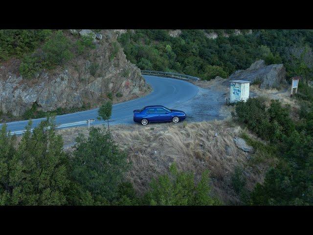 Alfa Romeo 155 GTA Stradale on a mountain mission