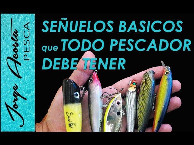 Señuelos que TODO PESCADOR DEBE TENER!!! - Tipos de Señuelos y como usarlos para pesca en el mar.