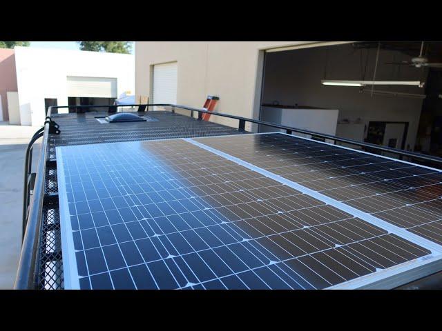 Newpowa Solar Panel System for our Sprinter Van!