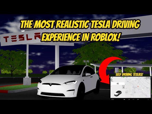 The Most REALISTIC Roblox Tesla AutoPilot Driving Experience