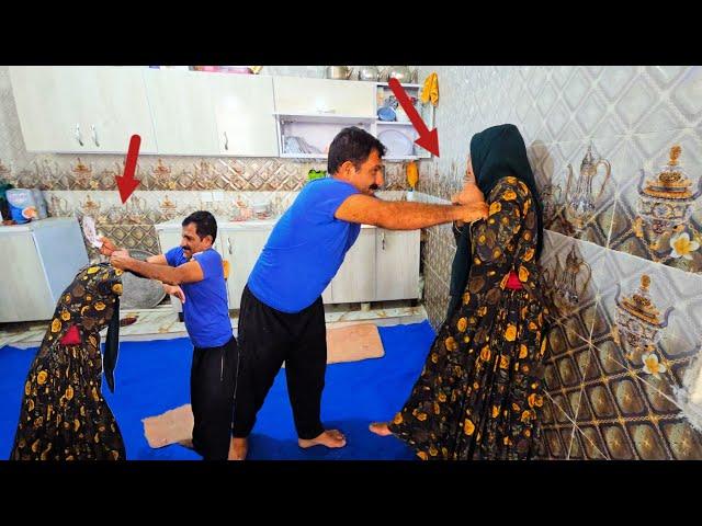 Challenge of Mary's life and kids' cleaning in the most traditional way