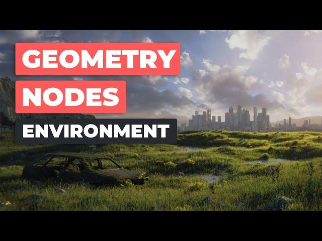 Environments with Geometry Nodes in Blender (Breakdown)