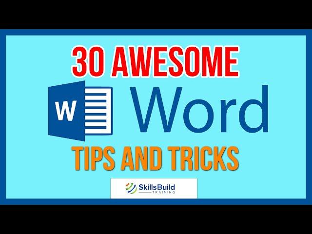 30 Awesome Microsoft Word Tips and Tricks