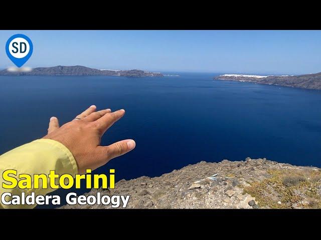 Santorini's Explosive History - Volcano Caldera  