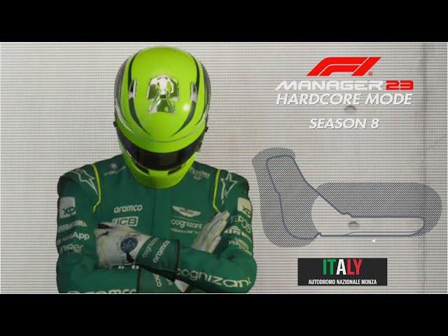 F1 Manager 23 Hardcore [Aston Martin]: S08/15 - Monza