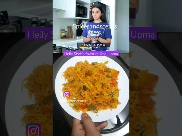 Helly Shah's Favourite Lunch "Sevai Upma" Recipe | #shorts #hellyshah