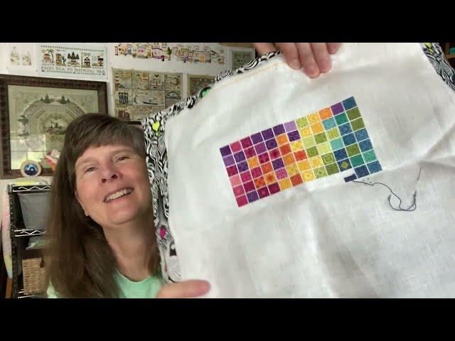 Flosstube #133--A gaggle of cross stitch projects!