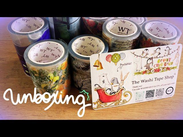 UNBOXING The Washi Tape Shop’s PET Package of Winter Goodies!