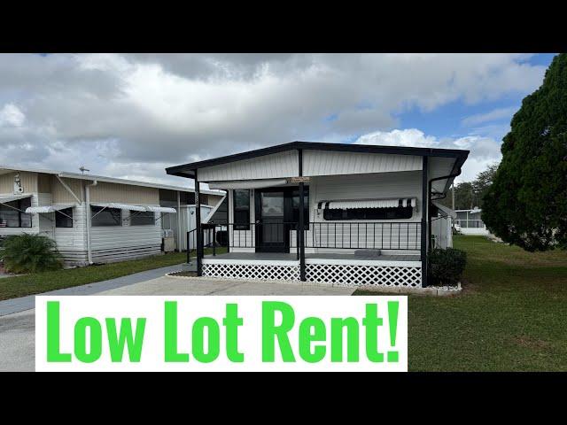 LOW LOT RENT Mobile Home For Sale (Settlers Rest, Zephyrhills Florida)!