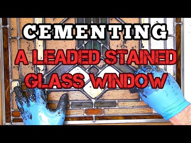 Cementing & Polishing a Stained Glass Panel